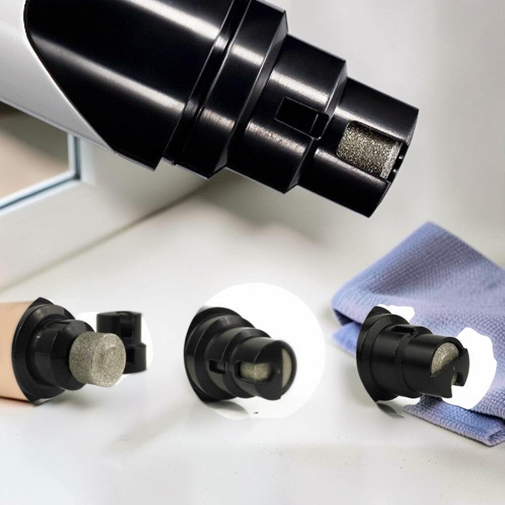 Furvana rechargeable pet nail grinder showing the detachable grinding stone head and protective cap for safe trimming