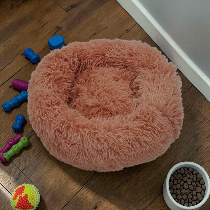 Calming Donut Bed for Dogs & Cats - Furvana